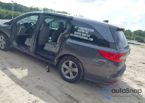 2020 Honda Odyssey Ex из США, поврежденный, VIN 5FNRL6H56LB053552